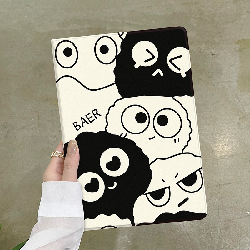 ipadpro11保护套苹果air6壳min5平板2024带笔槽书本3电脑4支架air2迷你9硅胶5新款第五六七八九代13英寸适用