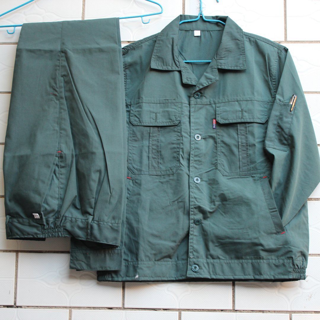 夏季工作服多口袋长袖透