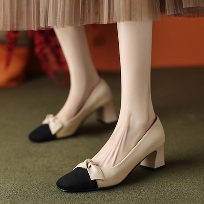 Dale小香风绝美单鞋很香小码3233