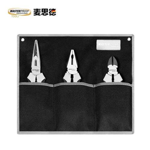 麦思德(MASTERPROOF)钢丝钳电工老虎钳子多功能钳工业级偏口钳尖