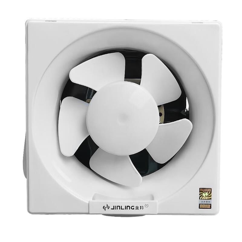 金羚(JINLING)金羚排气扇方形厨房墙壁抽风机排油烟强力换气双向