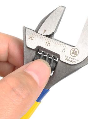 釰粘塑活动扳手活络扳手活口扳子4寸6寸8寸10寸12寸15寸18寸8寸FO