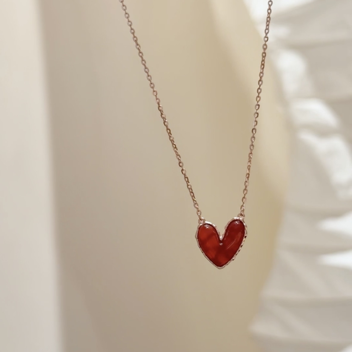红玉髓小红心纯银项链/耳环,珠宝/钻石/翡翠,手饰,淘宝优惠券,粉丝福利购,淘宝优惠卷