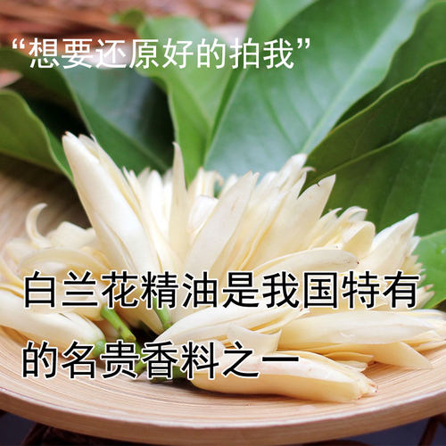 黄角兰白兰花精油单方提亮肤色
