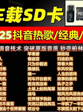 sd卡车载歌曲高品音质流行经典DJ音乐高速tf大小音响内存歌曲卡