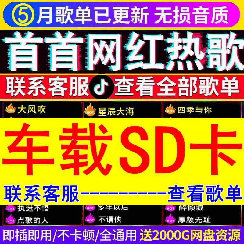 德系车专用sd卡32g抖音网络最新网红热歌抖音歌曲流行经典mp3 闪存卡/U盘/存储/移动硬盘 闪存卡 原图主图