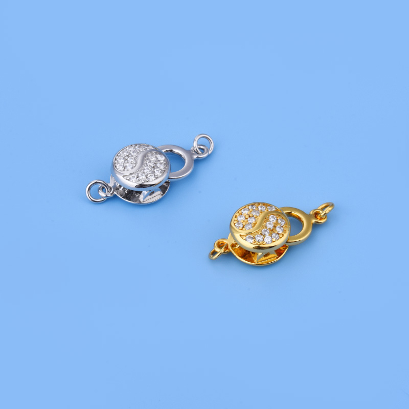s925连接扣万能扣双环diy