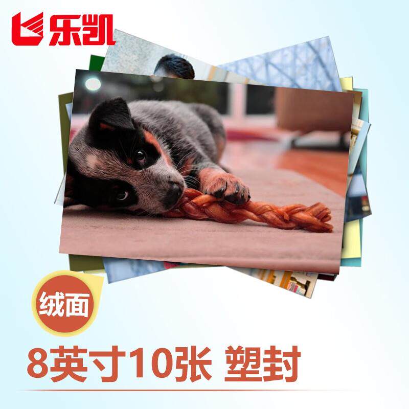 乐凯塑封照片洗照片过塑8英寸绒面10张照片冲印在线冲印冲洗照片