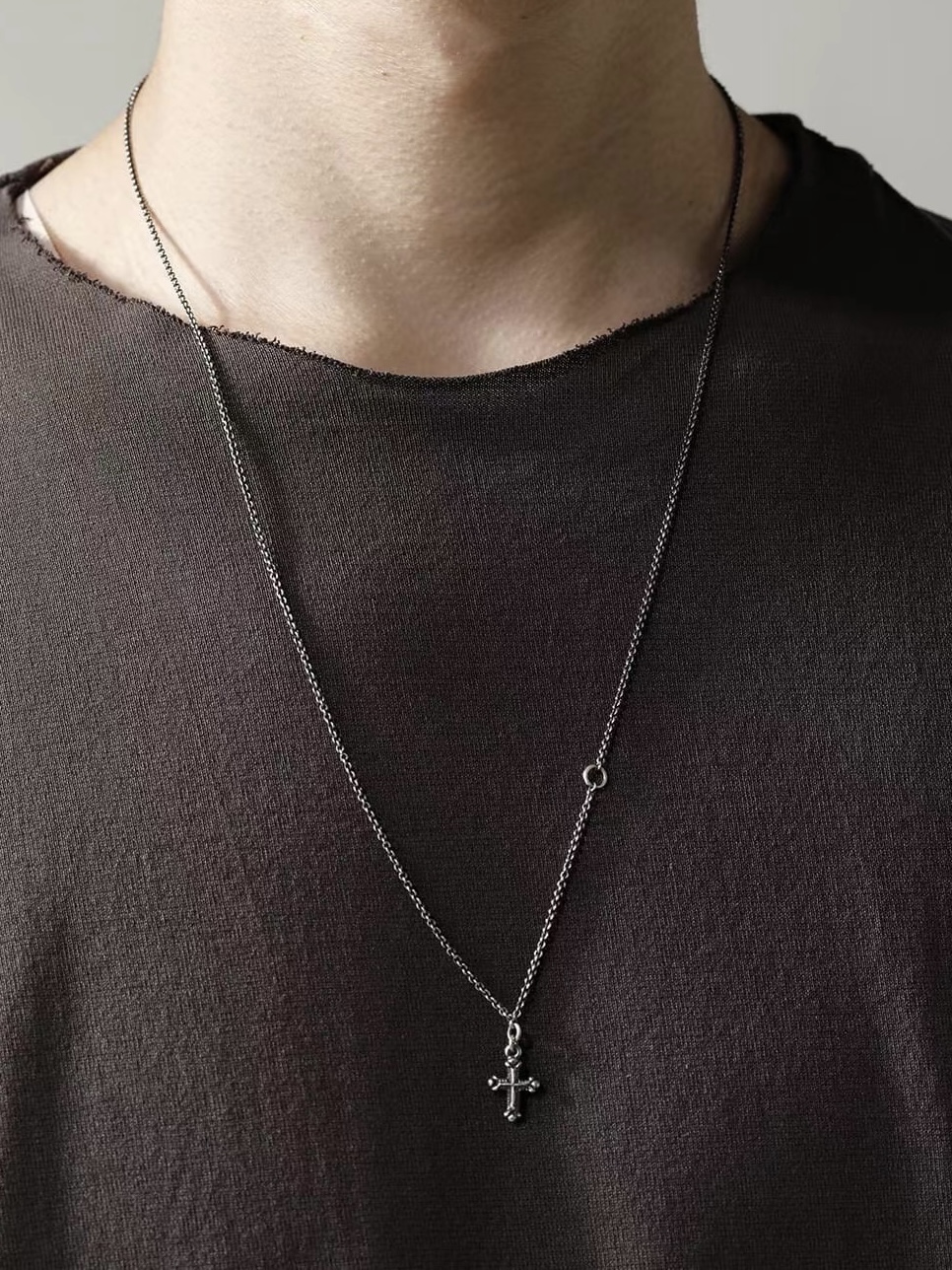 925银十字架经典mini系列项链