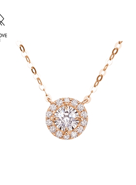 VANNY LOVE/梵尼洛芙倾心18K金标准版定制版GIA钻石项链送礼