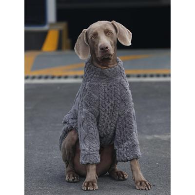 狗狗衣服大型犬拉布拉多金毛萨摩衣服双面加厚冬装狗狗护肚子睡衣