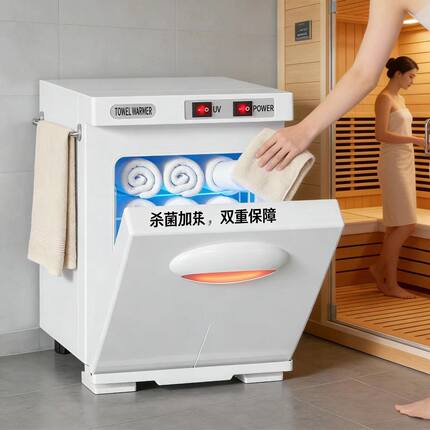 护肤管理中心恒温湿毛巾加热消毒机小型刮胡子毛巾消毒机烘干一体