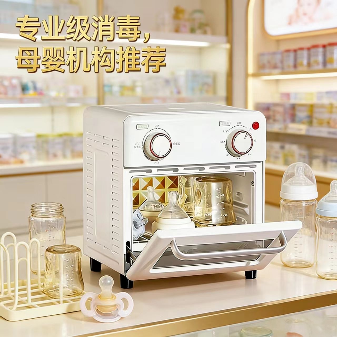 婴幼儿桌面一体实用母婴专用消毒柜迷你臭氧高档消毒柜奶瓶大容量,生活电器,安抚奶嘴消毒器,淘宝优惠券,粉丝福利购,淘宝优惠卷