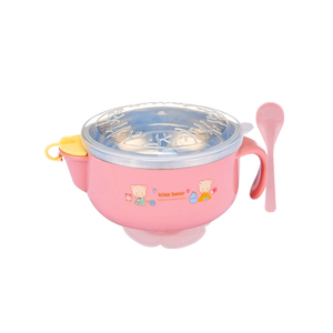 宝宝不锈钢注水碗餐具套装