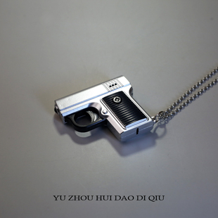 声音 发出突突突fire 音效玩具手枪项链 能发光 无聊了打几枪