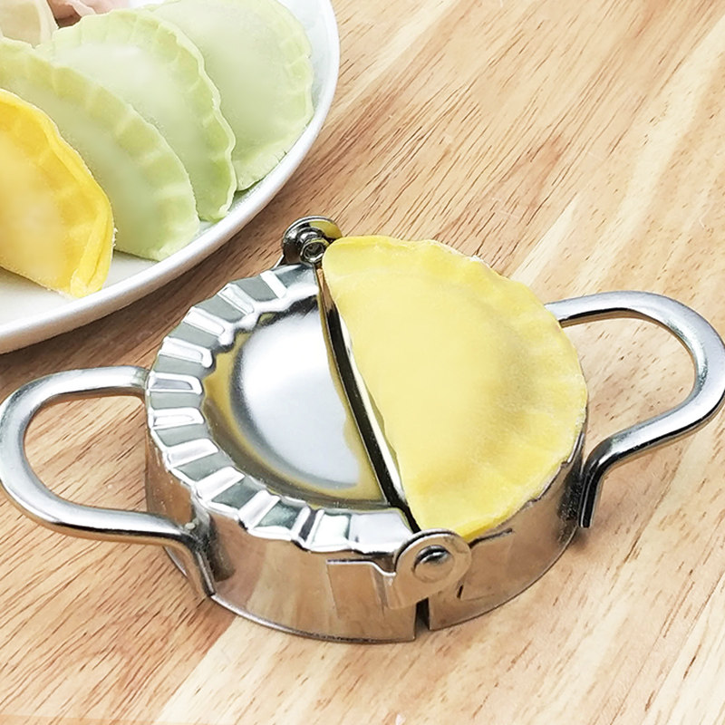 Dụng Cụ Thần Thánh Làm Sủi Cảo Dụng Cụ Làm Sủi Cảo Bằng Thép Không Gỉ 304 Gậy Cán Bột Nhà Bếp Khuôn Làm Sủi Cảo Kẹp Nặn Sủi Cảo Gia Dụng
