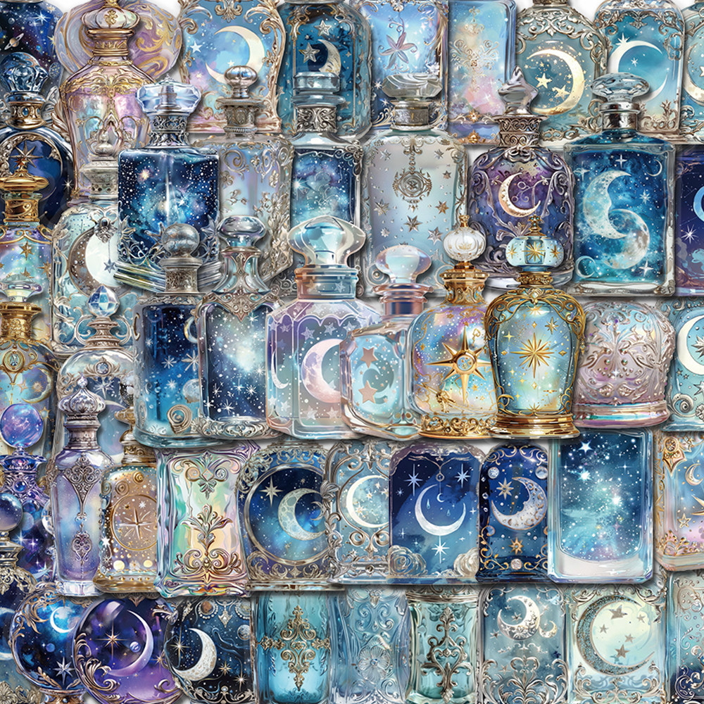 100张月相之瓶卡通涂鸦装饰水杯笔记本行李箱贴纸,3C数码配件,笔记本个性小贴纸,淘宝优惠券,粉丝福利购,淘宝优惠卷