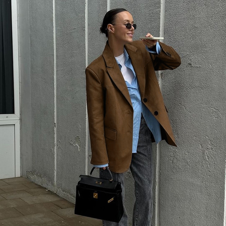 常规欧美风长袖外套女