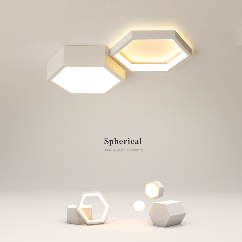 现代简约led卧室灯吸顶灯