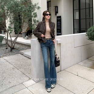 秋冬猫须直筒微喇裤 juanjuanyee 重磅 5K＋ Rl3