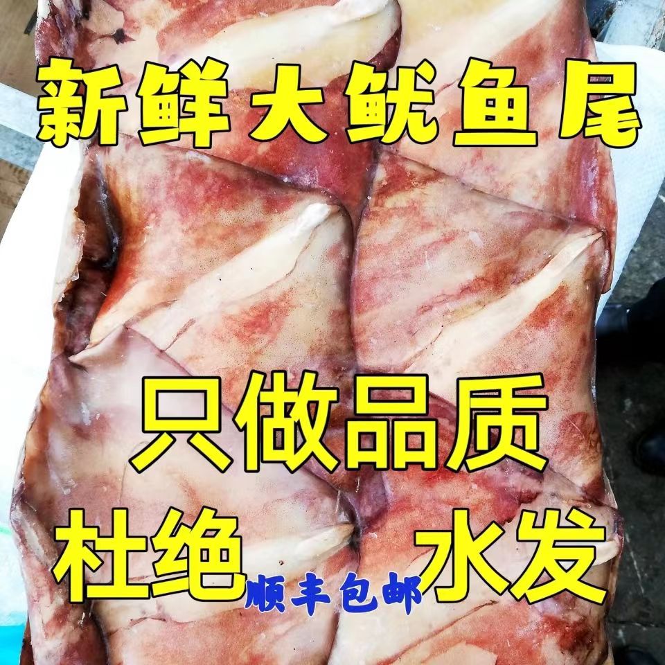 鱿鱼现切原汁原味新鲜速冻
