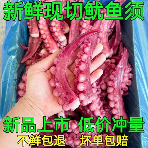 鱿鱼须新鲜商用章鱼须鲜活现切冷冻鱿鱼爪八爪须铁板烧烤火锅食材