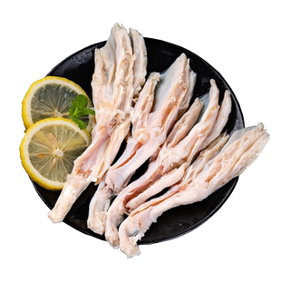 新鲜冷冻去骨鸭爪10斤脱骨鸭脚生鲜火锅食材无骨鸭掌酒店商用批发