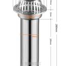大排量天沟雨水槽天台型不锈钢雨水 方形75斗落水110斗防堵地漏87