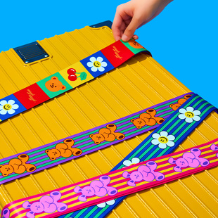 wigglewiggle行李箱绑带可调节卡扣式 捆绑带旅行箱宽卡扣多用途