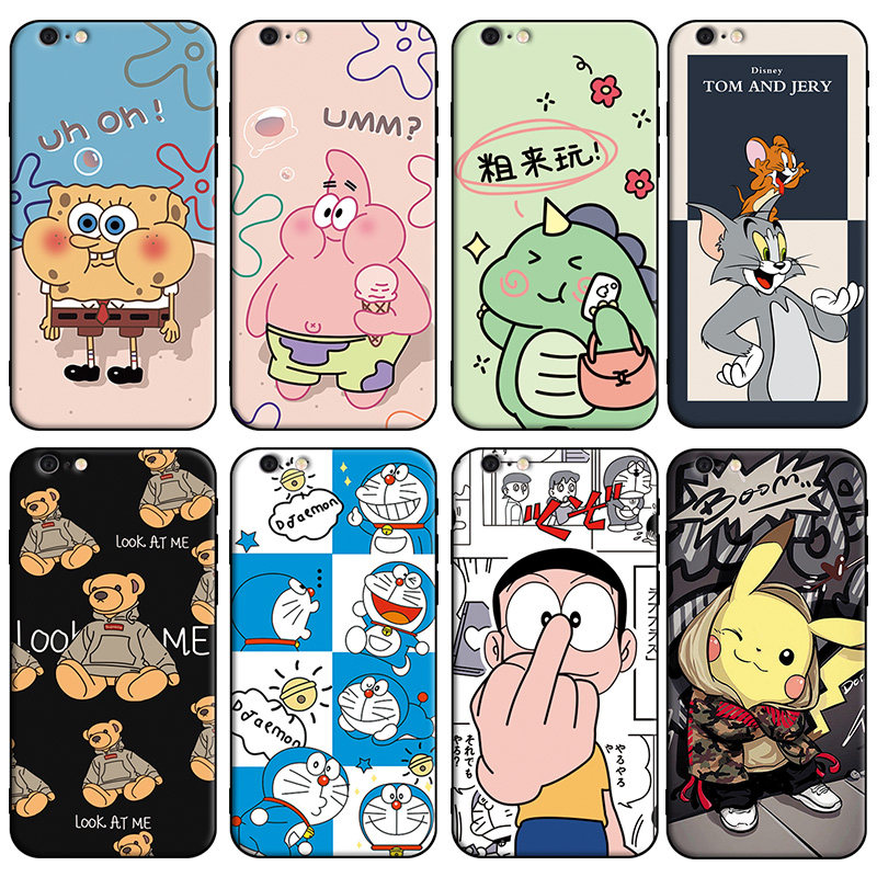适用于苹果6手机壳iphone6软胶平果6s卡通4.7寸小屏全包边pg6超薄ihone6磨砂ip6耐脏爱疯6s防摔苹果6s保护套