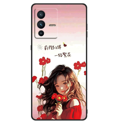 适用于vivos12pro手机壳vovis12pro创意vlovs12pro卡通女V2163A软硅胶vioS12pro全包边vivosl2pro新款保护套
