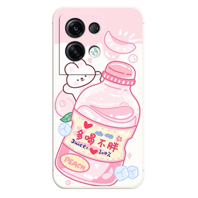 适用于opporeno8pro+手机壳Ren08pro+卡通Renon8Pro+情侣Ren08pro+个性reno8pr0+小清新软硅胶PFZM10可爱男女