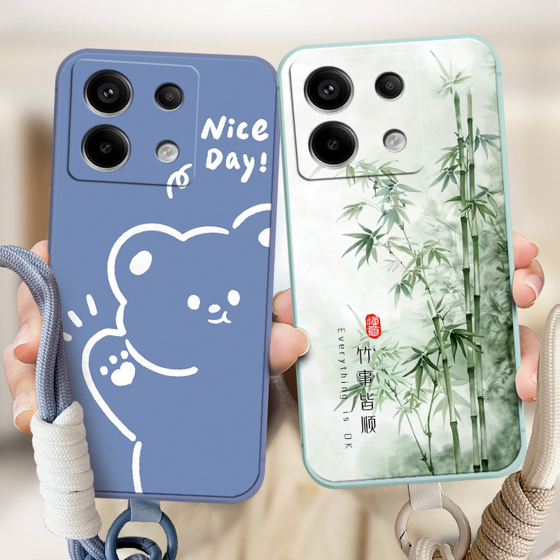 适用于红米note13pro手机壳2312DRA50C潮男女miuinote13pr0全包边hongmiN0te13pro个性Hmnotel3pro小清新卡通