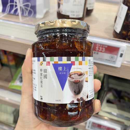 香港楼上 韩国蜂蜜红枣茶580g 姜茶580克 新鲜日期