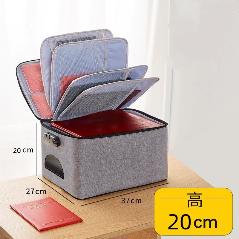 大容量家庭证件收纳包盒户口本