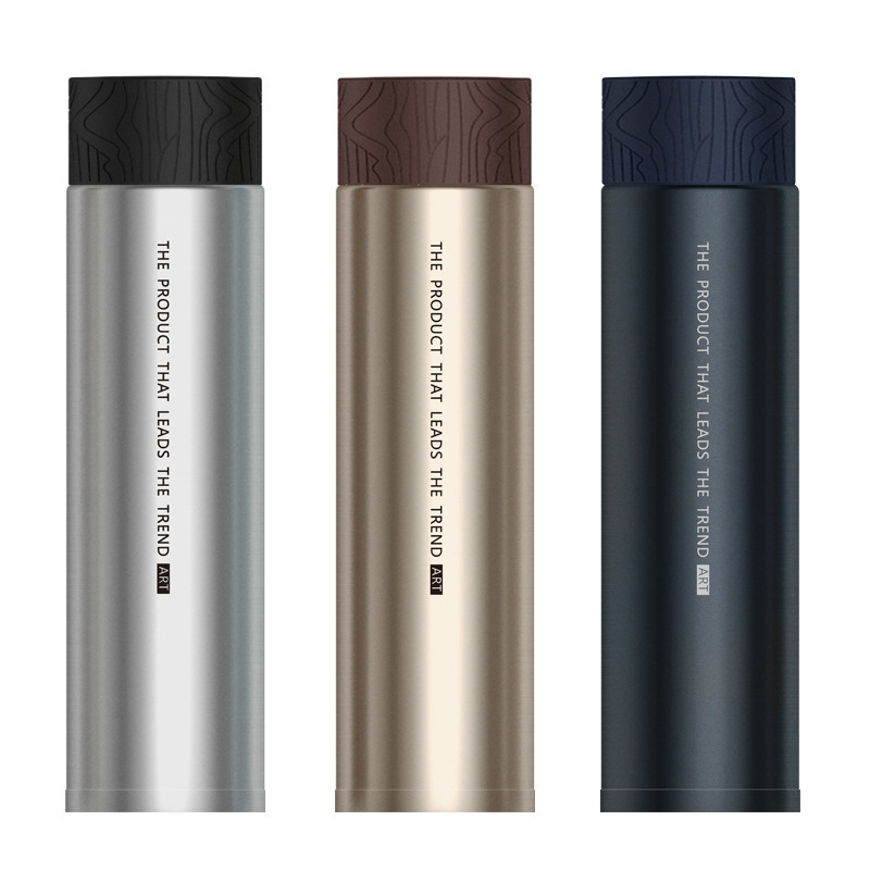 新款伊纹保温杯310ML 男士随手商务保温杯公司礼品百货