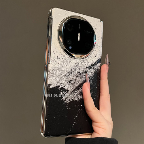 ins风艺术沙画适用华为MateX7典藏版折叠屏手机壳高级感MateX6磁吸中轴全包防摔MateX5个性小众mateX3保护套