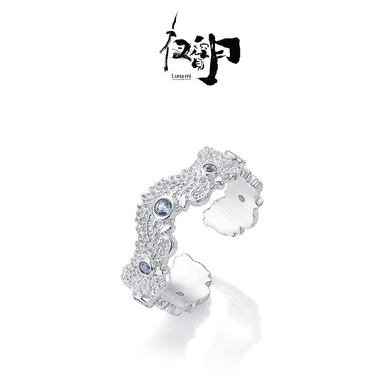 【Lunami 夜深见月】繁花系列繁花细戒指