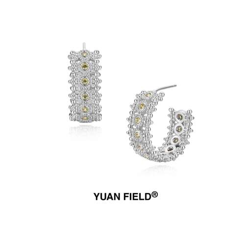 【YUAN FIELD】入境花园系列 圆花连环耳圈