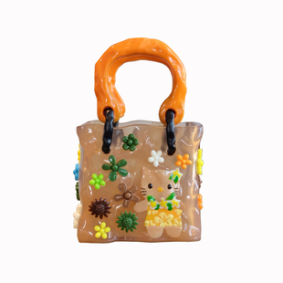 卡通人物涂鸦系列HelloKitty凯蒂猫手提包果冻包 Doodledookey