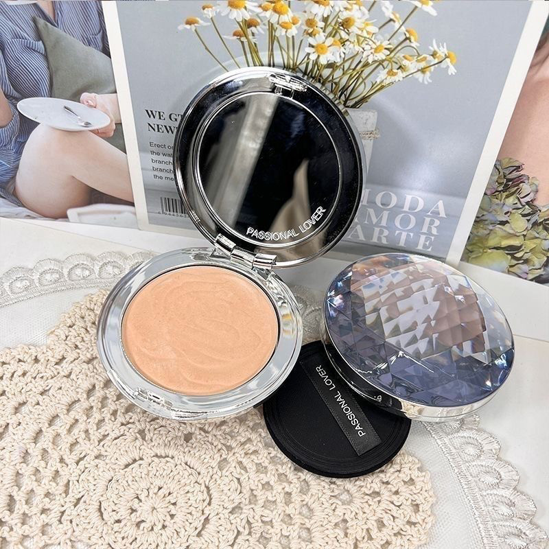 PL恋火晶钻臻萃精油粉饼遮瑕修颜上妆定妆补妆三合一便携正品10g