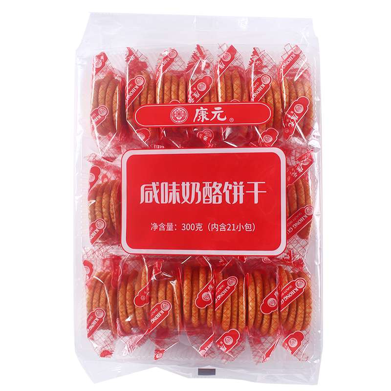 康元咸味奶酪饼干300g