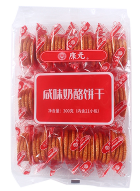 康元咸味奶酪饼干300g