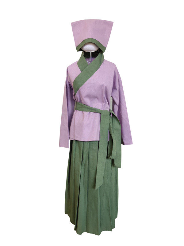 正品炎蔻仆人服装女佣丫鬟宫女侍女古代百姓农民棉麻粗布衫村姑演