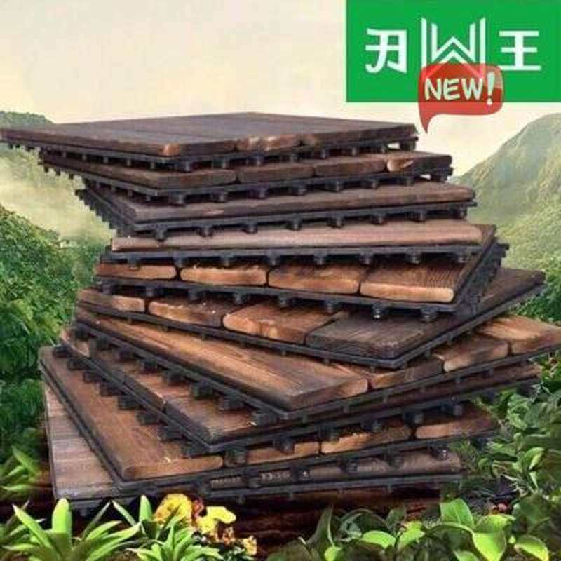 踏板碳化木走廊庭院阳台防腐木室外平台花园浴室地板户外露台