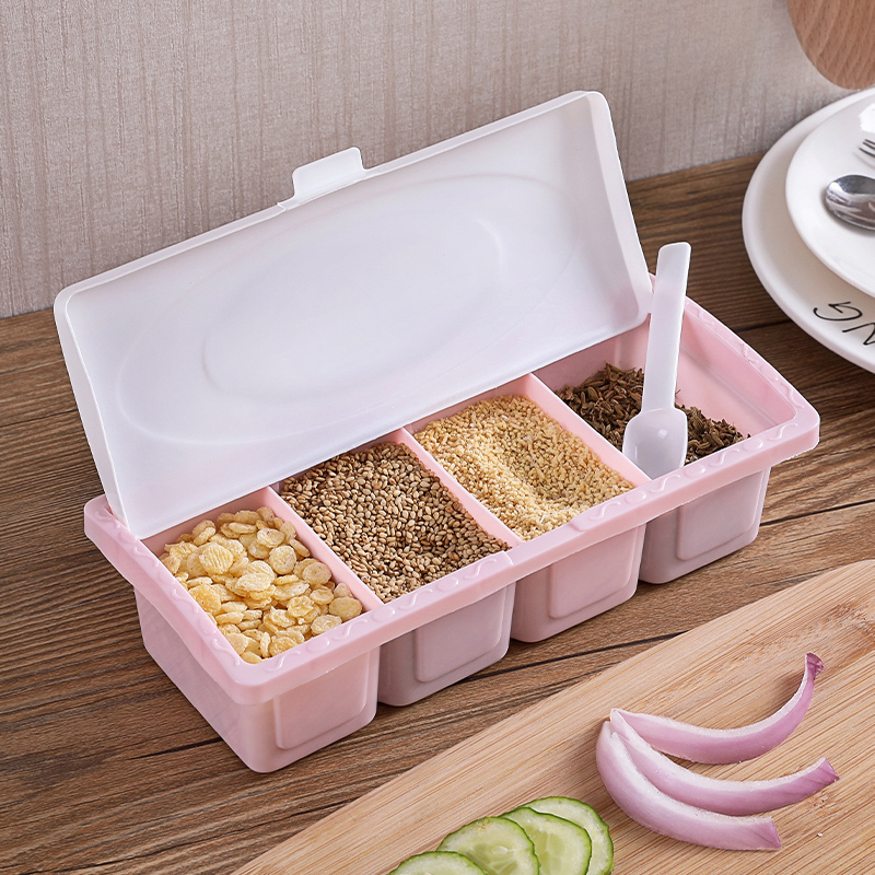 券后6.50元厨房塑料套装家用佐料味精盒调味盒