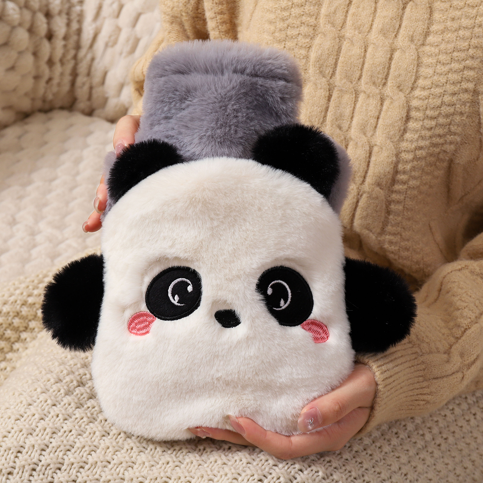 热水袋注水暖肚子暖水袋暖手宝女学生敷肚子可爱毛绒热敷小号2025