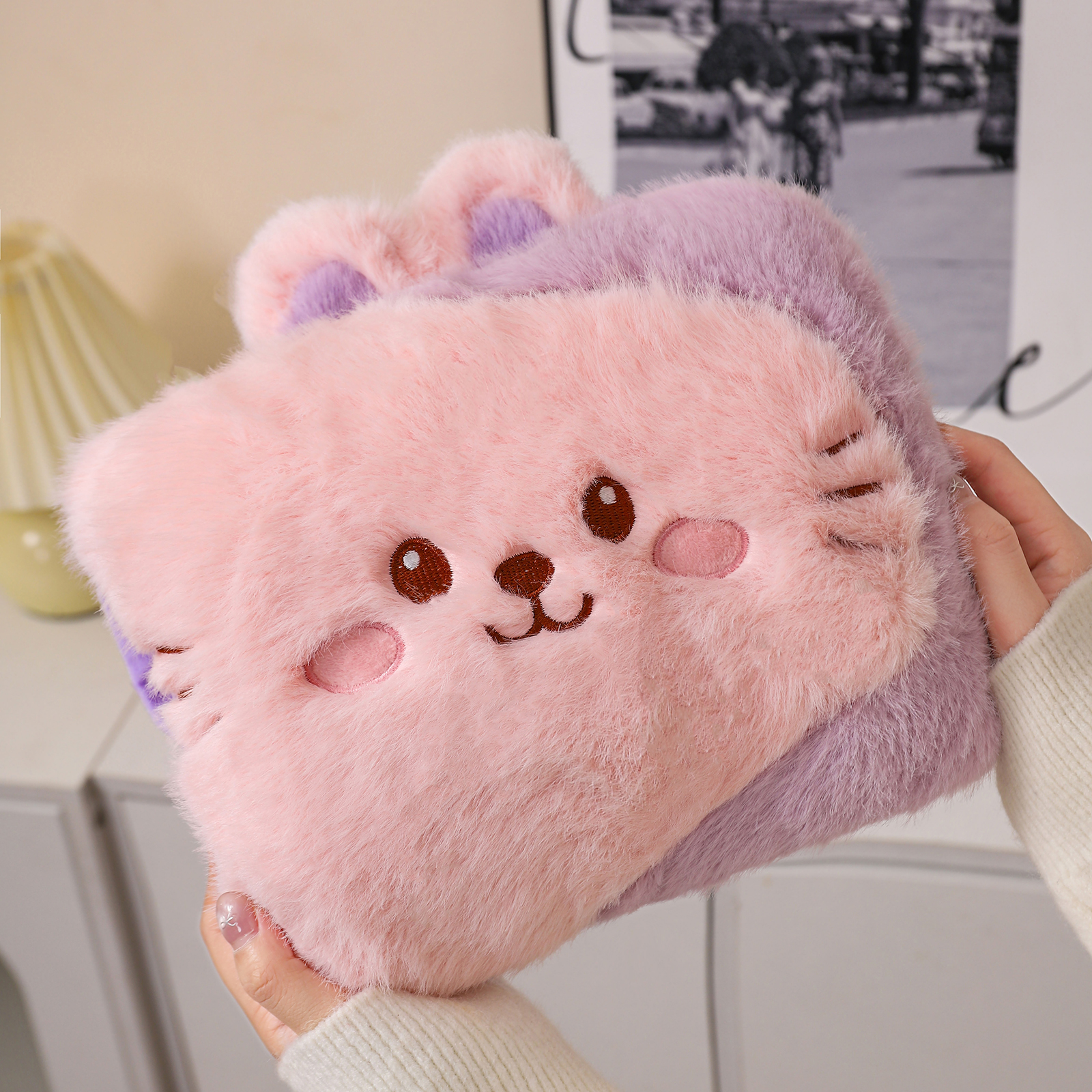 热水袋充电款暖手宝暖宝宝女毛绒可爱防爆热敷专用暖水袋2025新款