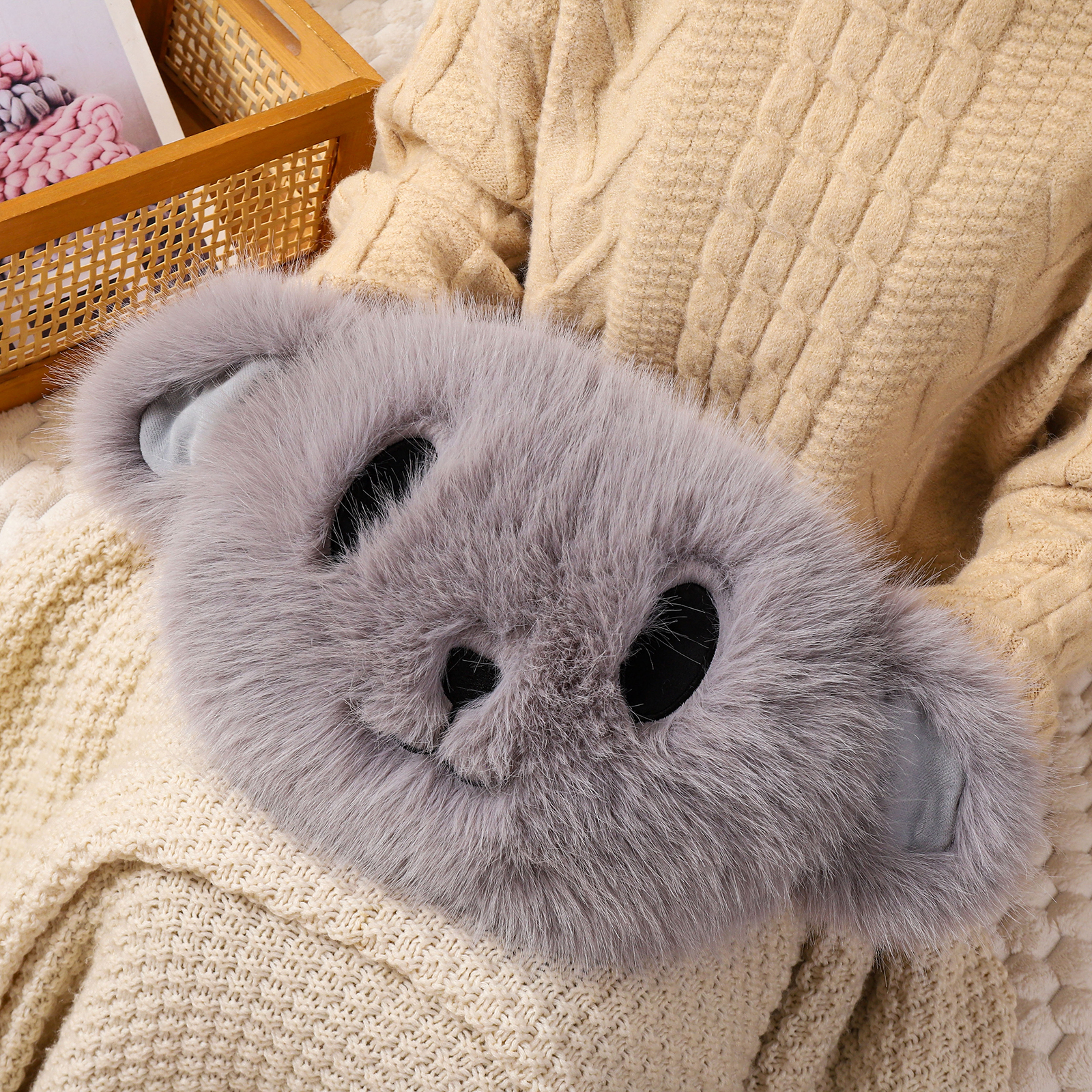 热水袋充电防爆可爱毛绒暖水袋女生用暖手宝暖宝宝敷肚子热敷2025