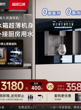 【雷哲旗舰店】Reg雷哲V100嵌入式直饮机内嵌式家用管线机净饮机